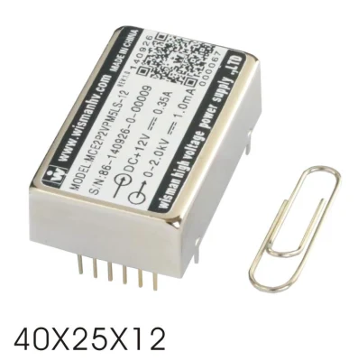 MCE Series Micro-Modules High Voltage DC Output Power Supply For Scintillation Counters (100V-2kv ,0.5W-2W)
